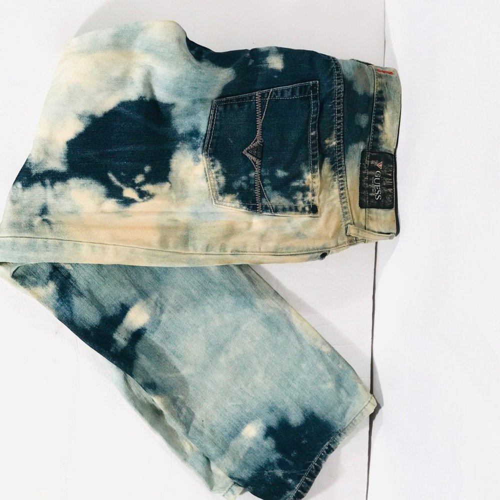 Calvin Klein Jeans Blue Acid Wash Tie Dye Size 32 - Picture 6 of 8
